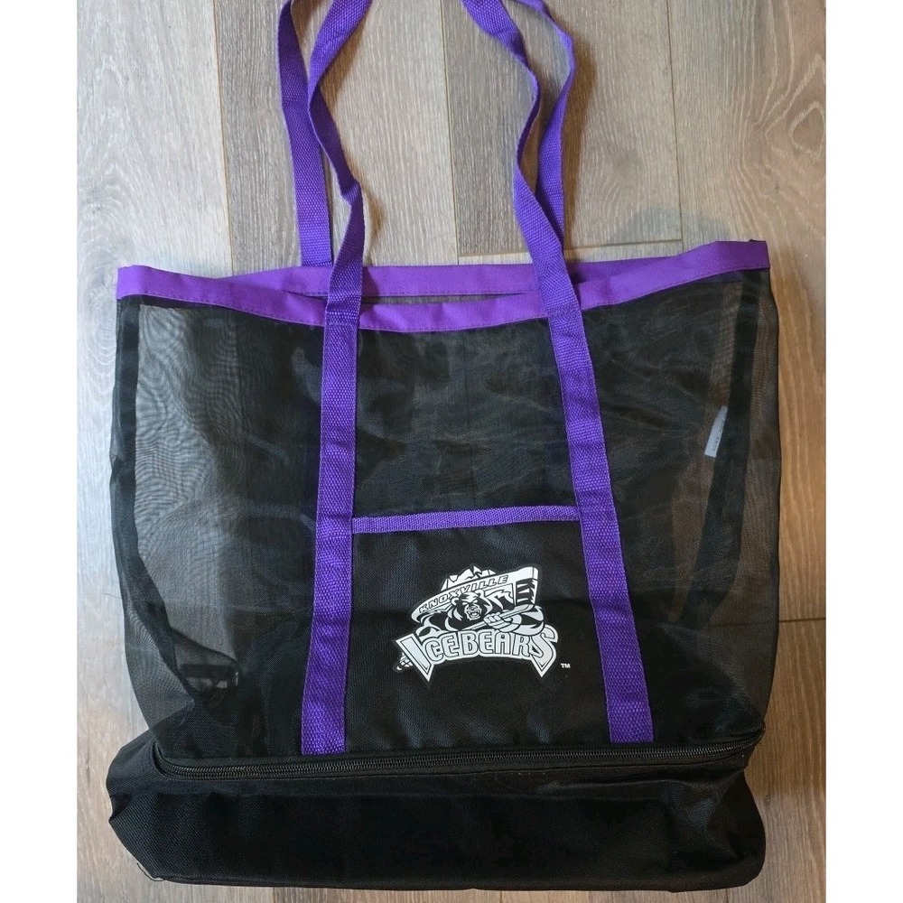NEW Knoxville Ice Bears Double-Layer Dry and Wet Separation Storage Travel Bag